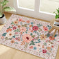 DUKINO 2x3 Entryway Rug, Floral Door Mat Soft Washable Rug Non Slip, by DUKINO
