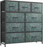 WLIVE 9 Drawer Dresser, Fabric Storage Tower by WLIVE