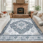 RELEANY Washable Area Rug, Square 8'x8', Water Repellent, Pet Friendly by RELEANY