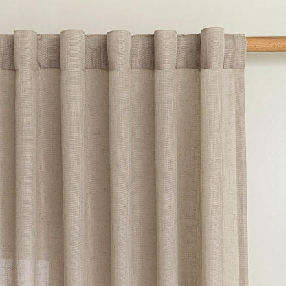 MYSKY HOME Taupe Curtains for Beroom Liivng Room 84 Inch Length 2 Panels Set - Image 3