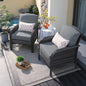 ovios 2-Piece Patio Furniture Set, Outdoor Wicker Sofa by OVIOS