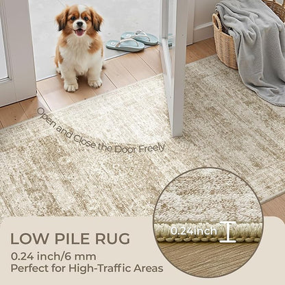 3x14 Runner Rug Non Slip, Washable Hallway Runner Rug, Living Room, Extra Long - Image 6