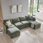 112.6" Modular Sectional Cloud Couches by Unknown