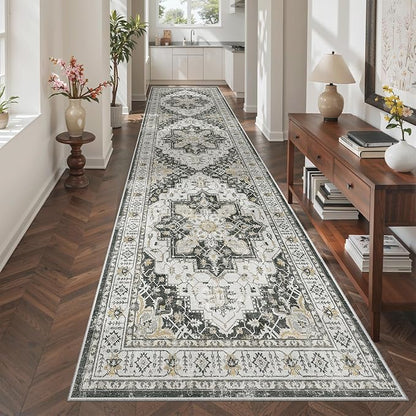 Madane Hallway Runner Rug 3x10 Washable Kitchen Runners 10ft, Soft Low-Pile - Image 2