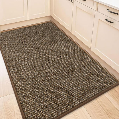 BEQHAUSE Kitchen Rugs 32"x48", Non-Slip Kitchen Mats by BEQHAUSE