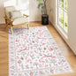 DUKINO 4x6 Area Rug, Non Slip Animal Washable Rug by DUKINO