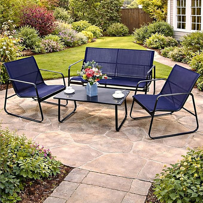 Kozyard Sofia 4-Piece Patio Conversation Set, Outdoor Furniture Set - Image 5