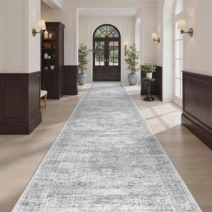 Soalmost Washable Hallway Runner Rug 3x16 Kitchen Entry Rugs Non-Slip, Foldable by Soalmost