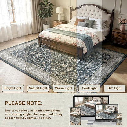 Area Rug 8x10 for Living Room Bedroom | Stain Resistant; Non Slip;Machine - Image 5