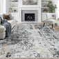 9x12 Area Rugs for Living Room Washable Bedroom Dining Room Black Grey Gold | by Aelenmu