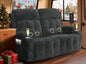 RV Loveseat Recliner Sofa, Wall Hugger Double Recliners by TiooiiReclinerSofa