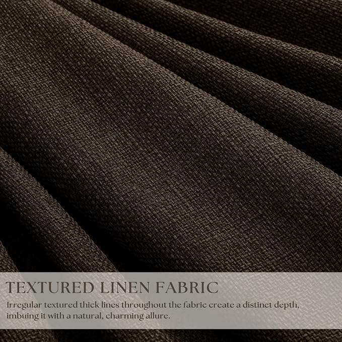 Extra Long 120 Inch Blackout Chocolate Brown Curtains - Image 6