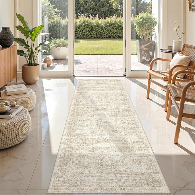 2x7 Runner Rug Non Slip, Washable Hallway Runner Rug, Nursery Room, Soft Runner - Image 5