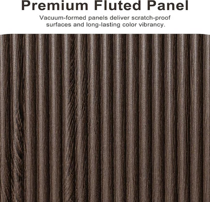3-Piece Fluted Living Room Set Includes 2 Fluted Night Stand - Image 9