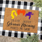 Halloween Stencils for Door Mats Large Halloween Doormat Stencils Reusable Ghost Pumpkin Sanderson Sisters Draw Templates for Wood Doormat Fabrics DIY Crafts Decor