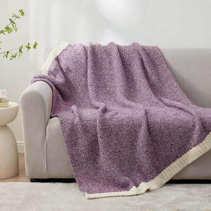 Snuggle Sac Buttery Purple Throw Blanket - Image 3