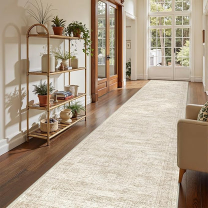 3x16 Runner Rug Non Slip, Washable Hallway Runner Rug, Living Room, Extra Long - Image 3