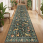 DUKINO 3x12 Runner Rug for Hallway, Washable Animal Rug for Kitchen, Low Pile by DUKINO