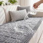 Fixwal Waterproof Flannel Dog Couch Cover, 27.6" x 47", Light Gray | Integrated by Fixwal