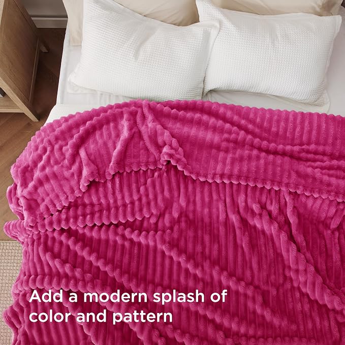 Bedsure Soft Full Size Fleece Blankets - Image 3