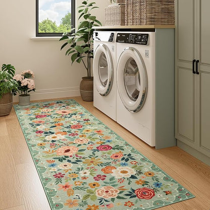 DUKINO 2x7 Runner Rug for Hallway, Washable Runner Rug Non Slip, Soft Indoor - Image 6