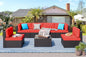 Vongrasig 7 Pieces Patio Furniture Sets, Outdoor Modular Sectional Sofa Patio by Vongrasig