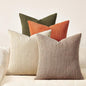 Topfinel Boho Rust OliveGreen Throw Pillow Covers 16x16 Inch Set of 4 Mordern by Topfinel