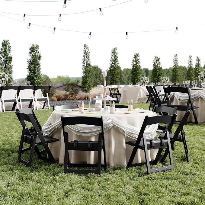 Flash Furniture Hercules Kids Black Resin Folding Chair - Image 7