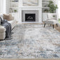 8x10 Area Rugs for Living Room Washable Bedroom Dining Room Brown Blue | Modern by Aelenmu