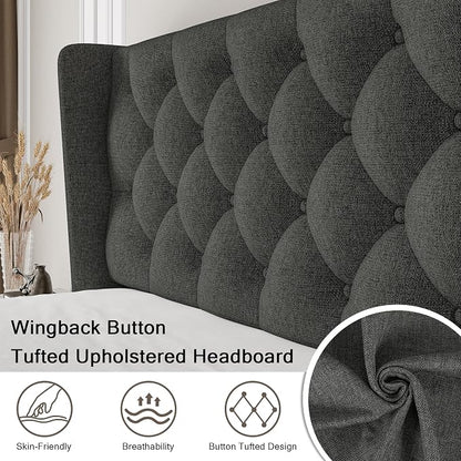 Einhomn Full Size Platform Bed Frame - Image 3