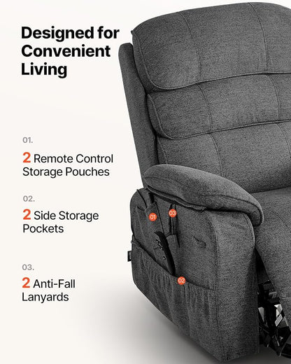 VEVOR Power Lift Recliner Chair, Dual Motor Lift Chair - Image 8
