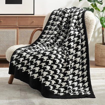 Snuggle Sac Houndstooth Throw Blanket by SnuggleSac