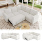 83.5" Sectional Sleeper Sofa by Unknown