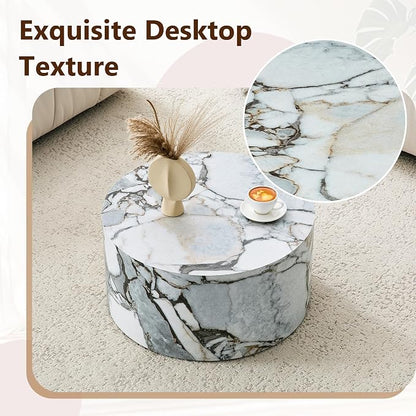 23.6'' Modern Round Coffee Table - Image 4