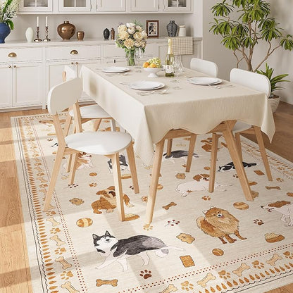 DUKINO 6x9 Washable Dog Area Rug - Image 3