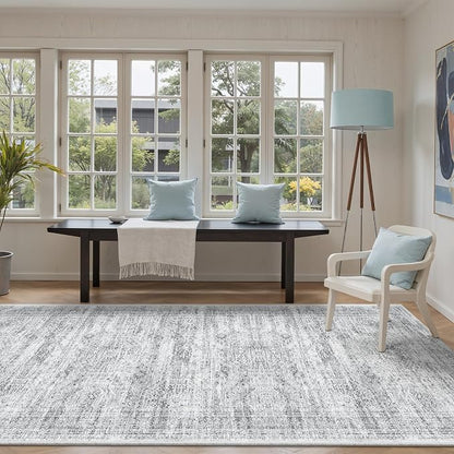Soalmost Washable Hallway Runner Rug 4x12 Kitchen Entry Rugs Non-Slip, Stain - Image 3
