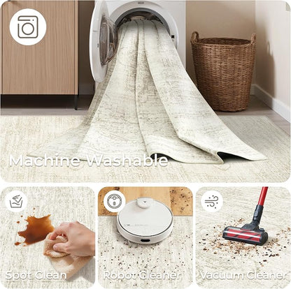 2x12 Runner Rug Non Slip, Washable Hallway Runner Rug, Laundry Room, Soft - Image 8