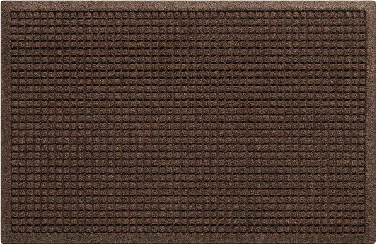 WaterHog Squares Front Door Mat Indoor Outdoor Entrance, All-Weather Mats | by WaterHog
