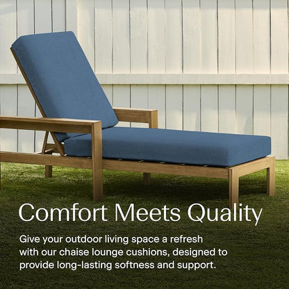 Honeycomb Outdoor Chaise Lounge Cushion - Image 3