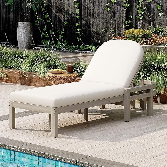 Outdoor Chaise Lounge Chair, Patio Chaise Lounge Recliner by OwnMidcenzarQuality