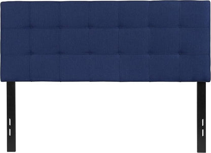 Flash Furniture Bedford Tufted Upholstered Full Size Headboard in Navy Fabric - Image 8