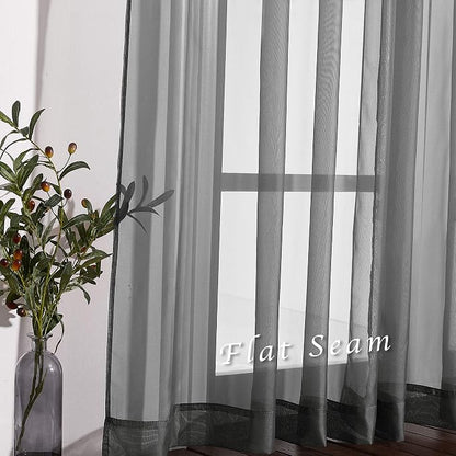 NICETOWN Sheer Curtains 108" Extra Long - Image 5