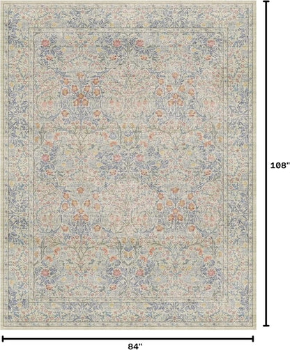 Washable Dining Room Rugs, 7x9 Area Rug - Image 2