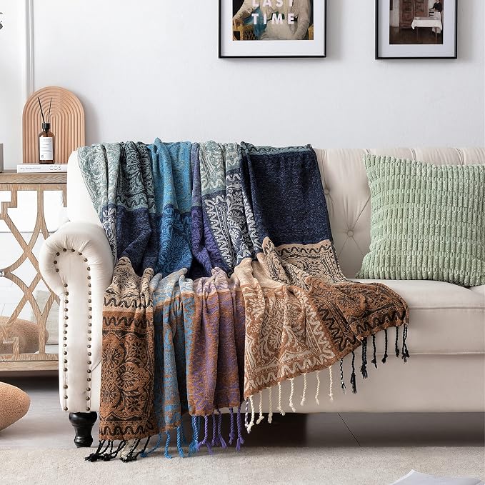 Boho Throw Blanket by Bofree