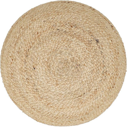· REDEARTH · Jute Circular Jute Pouf Ottoman - Image 5