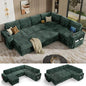 Vipbear 111" Modular Sectional Sleeper Sofa by VipbearLiving