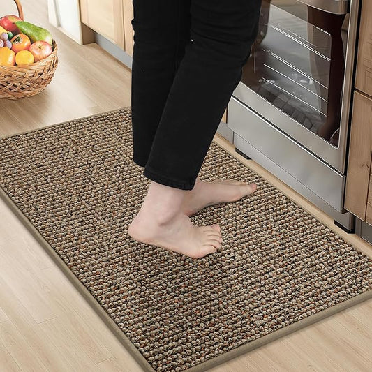 BEQHAUSE Kitchen Rugs 20"x32", Non-Slip Kitchen Mats by BEQHAUSE