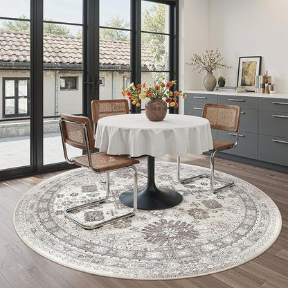 Round Rug 6ft, Circle Rug for Dining Room Table, Dining Room, Nursery Room - Image 8