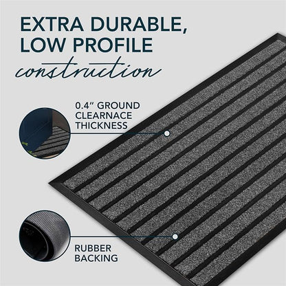ubdyo Extra Durable Door Mat Outside Entrance | Dirt Trapping, Non-Slip Backing - Image 4