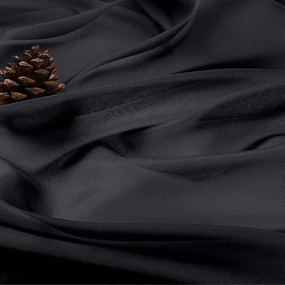 Black Sheer Curtains 108 Inches Long 2 Panels Set, 59 Inch Extra Wide - Image 5